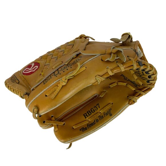 Rawlings RBG37 12.5 in Ken Griffey Jr Baseball Glove LHT Leather Fastback Model - Picture 3 of 9
